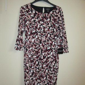 Liz Claiborne Rose Floral Print Dress Size S NWT